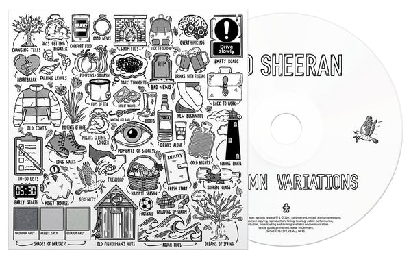 Ed Sheeran Autumn Variations CD [Importado]