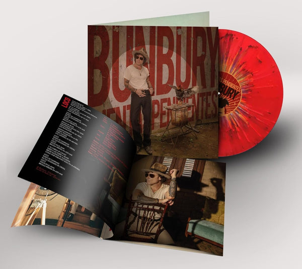 Enrique Bunbury Cuentas Pendientes Vinyl LP [Rojo Splatter]