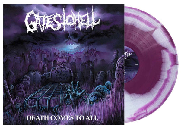 Gates To Hell Death Comes To All Vinyl LP [Purple/White Swirl]