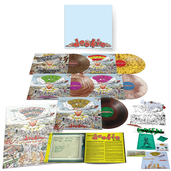 Green Day Dookie 30th Anniversary Super Deluxe Vinyl LP Boxset [Brown]