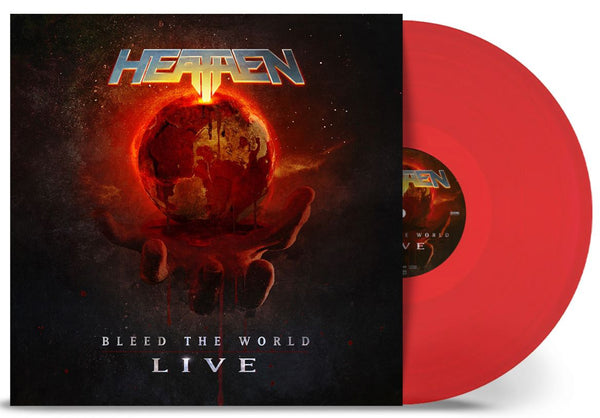 Heathen Bleed The World Live Vinyl LP [Red]