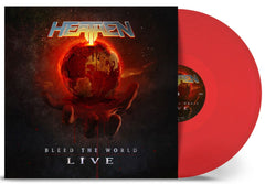 Heathen Bleed The World Live Vinyl LP [Red]