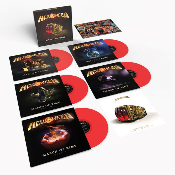 Helloween March Of Time The Best Of 40 Years Vinyl LP Boxset [Red]