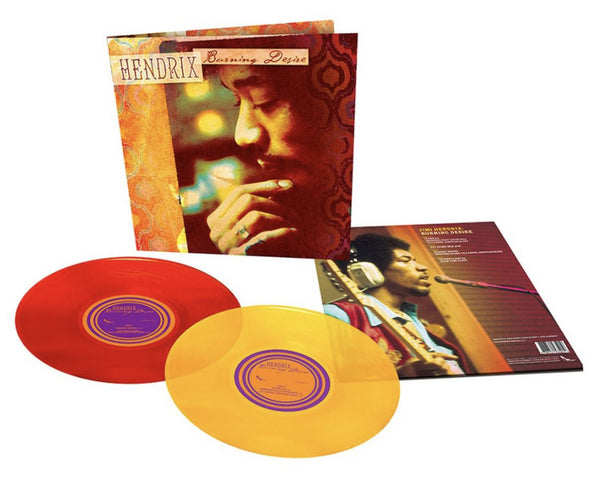 Jimi Hendrix Burning Desire Vinyl LP [Orange/Red]