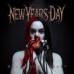 New Years Day Half Black Heart CD [Front]