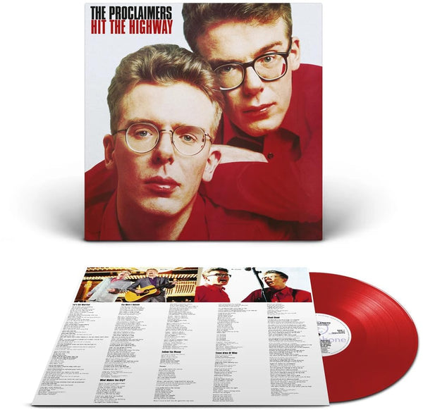 The Proclaimers Hit The Highway Vinyl LP [Red]