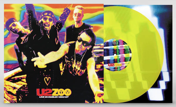 U2 ZooTV Tour Live In Dublin 1993 EP Vinyl 12" [Yellow]