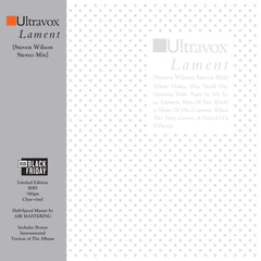 Ultravox Lament Vinyl LP [Clear][RSD Black Friday 2024]