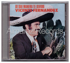 Vicente Fernandez De Que Manera Te Olvido CD