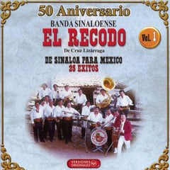 Banda Sinaloense El Recodo 50 Aniversario Vol.1 CD - Almaraz Records | Tienda de Discos y Películas
