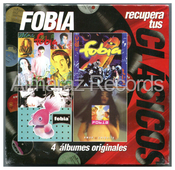 Fobia Recupera Tus Clasicos 4CD - Almaraz Records | Tienda de Discos y Películas
 - 1