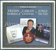 Tesoros De Coleccion Freddy Noriega Carlos Cuevas Jorgue Muñiz 3CD