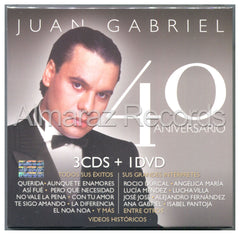 Juan Gabriel 40 Aniversario 3CD+DVD - Almaraz Records | Tienda de Discos y Películas
 - 1