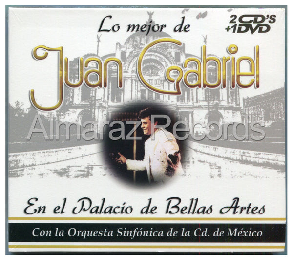 Juan Gabriel Lo Mejor En Bellas Artes 40 Aniversario CD+DVD - Almaraz Records | Tienda de Discos y Películas
 - 1