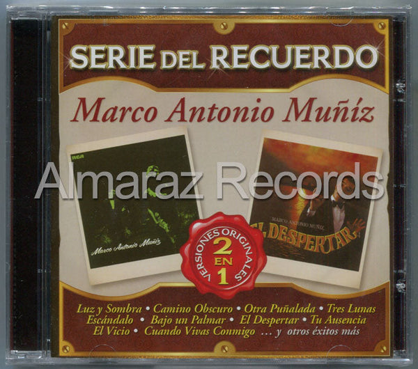 Marco Antonio Muñiz Serie Del Recuerdo 2 En 1 CD - Almaraz Records | Tienda de Discos y Películas
 - 1