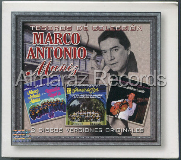 Marco Antonio Muñiz Tesoros De Coleccion 3CD Serenata Del Siglo - Almaraz Records | Tienda de Discos y Películas
 - 1