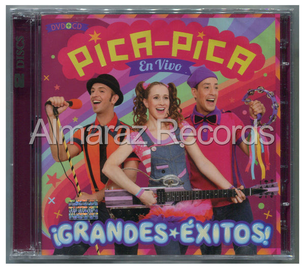 Pica Pica Grandes Exitos En Vivo CD+DVD - Almaraz Records | Tienda de Discos y Películas
 - 1